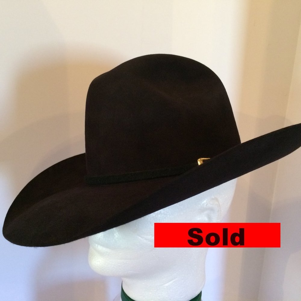 Stetson Quality Custom 50X Beaver Pro Ropers Cowboy Hat Size Between 7-1/4-7-3/8